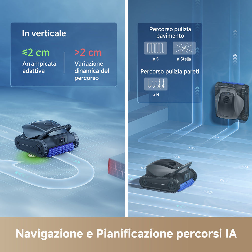 MOVA Diver A10 Robot pulitore per piscine