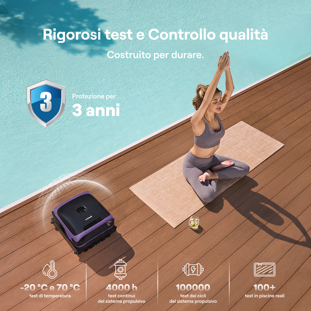 Beatbot Sora 70 Robot Piscina Viola Lavanda