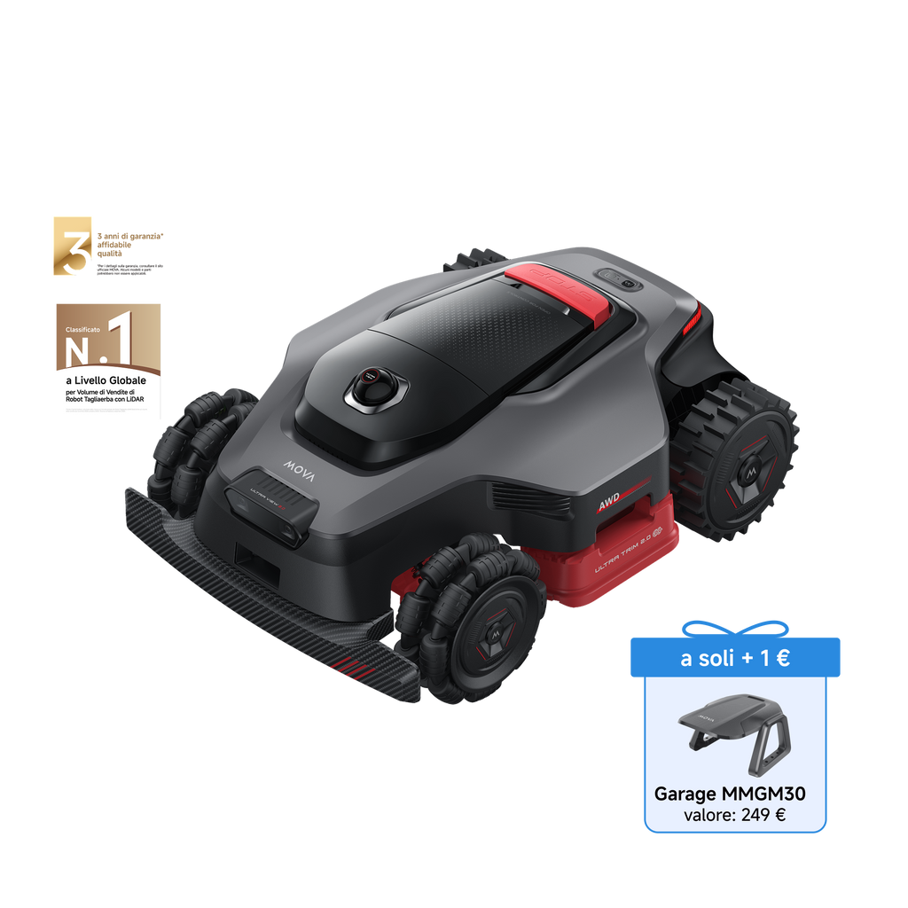 MOVA Serie LiDAX Ultra AWD Robot Tagliaerba