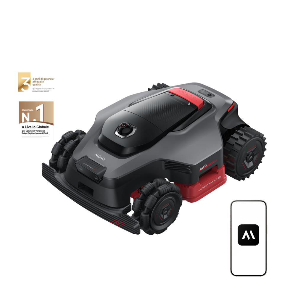 MOVA Serie LiDAX Ultra AWD Robot Tagliaerba
