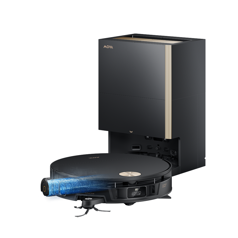 Dreame MOVA S70 Ultra Roller Robot Aspirapolvere Nero