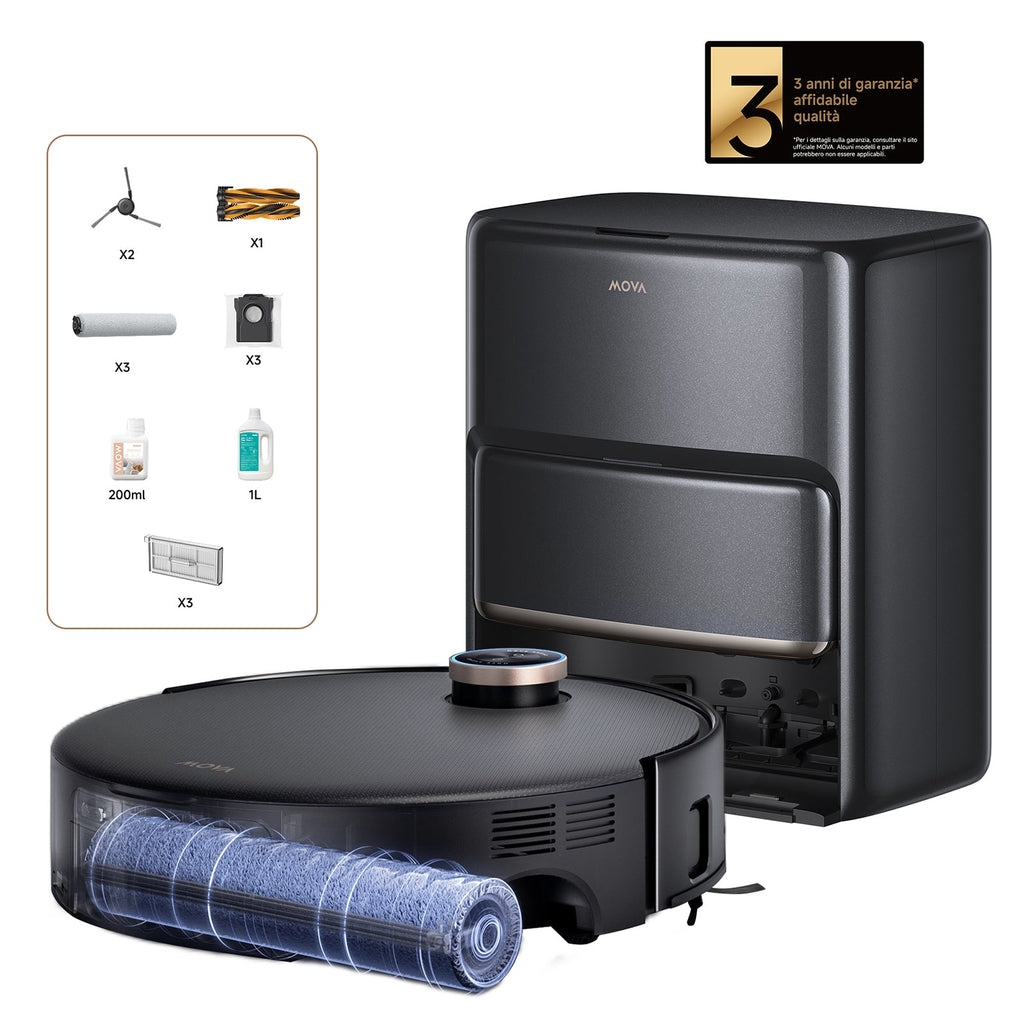 Dreame MOVA Z60 Ultra Roller Complete Robot aspirapolvere